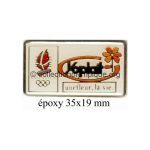 09 04 Club Coubertin Yoplait pin epoxy 35 x 19 mm