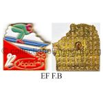 09 11 Club Coubertin Yoplait pin speed skiing soft enamel signed F.B