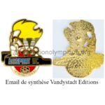 102 05 media press agencies Vandystadt Allsport pin France red synthetic enamel edited by Vandystadt Editions