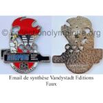 102 08 media press agencies Vandystadt Allsport pin France red silver synthetic enamel edited by Vandystadt Editions