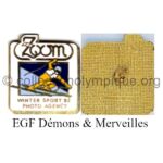 103 08 media press agencies Zoom Photo pin France yellow hard enamel signed by Démons & Merveilles