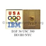 12 03 Club Coubertin Ibm logo sponsor USA, au dos 36 USC 380 HO HO NYC