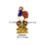 12 04 Club Coubertin Ibm coq zamac 30 x 13 mm