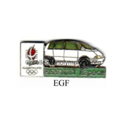 19 10 pin's Club Coubertin Renault Espace émail grand feu