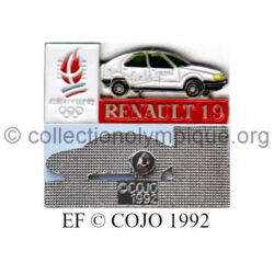 19 18 pin's Club Coubertin Renault 19 émail à froid signé © COJO 1991