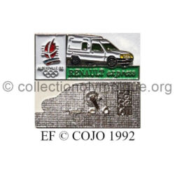 20 02 pin's Club Coubertin Renault Express émail à froid signé © COJO 1992