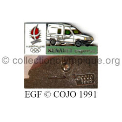 20 04 pin's Club Coubertin Renault Express émail grand feu signé © COJO 1991