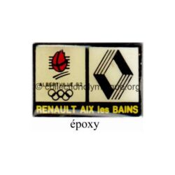 20 14 pin's Club Coubertin Renault Aix les Bains époxy