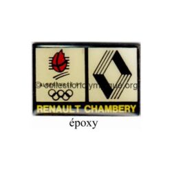 20 15 pin's Club Coubertin Renault Chambéry époxy