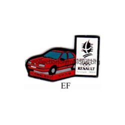20 16 pin's Club Coubertin Renault Le Portail Rouge émail à froid