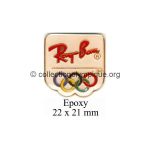 25 02 Club Top pin's Ray-Ban 22 x 21 mm époxy