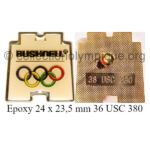 25 09 Club Top pin's Bushnell 24 x 23,5 mm époxy signé 36 USC 380