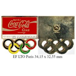 27_01 TOP club Coca-Cola pin soft enamel 34.15 x 32.55 mm signed LTO Paris