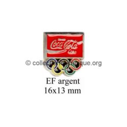28_01 TOP club Coca-Cola pin soft enamel 16 x 13 mm silvered