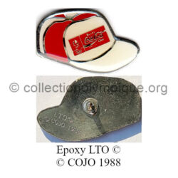 30_18 TOP club Coca-Cola pin epoxy + hard enamel signed Trade Mark COA made by Artiss-Regina Taïwan