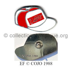 30_17 TOP club Coca-Cola pin soft enamel signed © COJO 1988