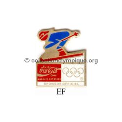 32_14 TOP club Coca-Cola pin speed skiing soft enamel