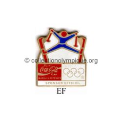 32_17 TOP club Coca-Cola pin artistic skiing soft enamel