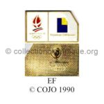 56_04 Albertville 1992 official supplier Arjomari pin soft enamel © COJO 1990