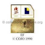 56_04 Albertville 1992 pin's fournisseur officiel Arjomari EF © COJO 1990
