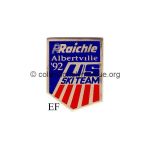85 06 partenaires équipes étrangères pin's USA ski team R. Raichle émail à froid