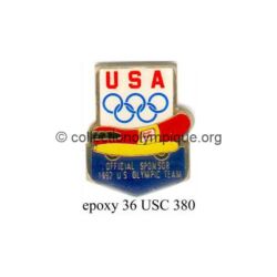 85 13 pin's partenaires équipes étrangères USA Oscar Mayer fabricant de produits carnés époxy signé 36 USC 380