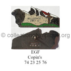 108 08 Army security forces 7th Alpine Fighter Battalion hard enamel signed Copin's 74 23 25 76