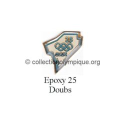 127 13 pin's comité départemental olympique et sportif (CDOS) du Doubs (25) époxy