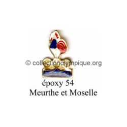 127 24 pin's comité départemental olympique et sportif (CDOS) de Meurthe et Moselle (54) époxy