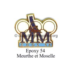 127 25 pin's comité départemental olympique et sportif (CDOS) de Meurthe et Moselle (54) époxy