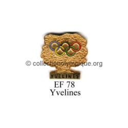 128 13 pin's comité départemental olympique et sportif (CDOS) des Yvelines (78) émail à froid