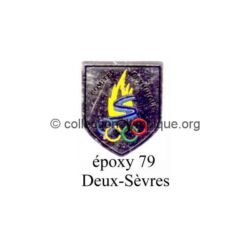 128 15 pin's comité départemental olympique et sportif (CDOS) des Deux-Sèvres (79) époxy