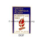 177 01 pin's pont Albertville 1992 avec Lake Placid 1980