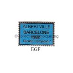 177 26 pin's pont Albertville 1992 avec Barcelone 1992 bleu