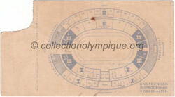 1936 Berlin olympic ticket handball, 14/08/1936, back 12,6 x 7 cm