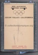 1960 Squaw Valley médaille olympique de participant boite plastique