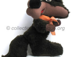 Vučko the wolf, plush height 30 cm olympic mascot