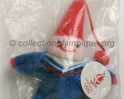 Magic the elf, plush height 18,5 cm olympic mascot