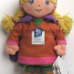 Kristin the princess, plush height 19 cm olympic mascot
