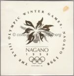 1998 Nagano médaille olympique de participant boite en mousse et carton