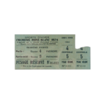 1924 Chamonix olympic speed skating ticket