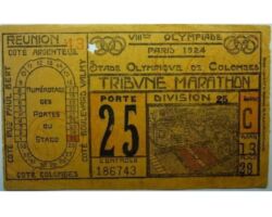 1924 Paris olympic opening ceremony ticket