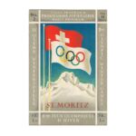 1928 Saint Moritz programme olympique journalier