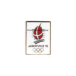 1992 Albertville logo pin, signed © COJO 1991 22 x 17 mm