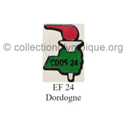 127 13 pin's Comité Départemental Olympique et Sportif de la Dordogne (CDOS 24) émail à froid